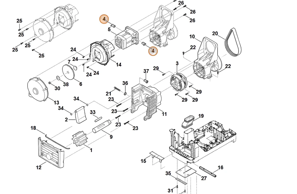 Stihl - 6013-007-1005 - Kohlebürstensatz