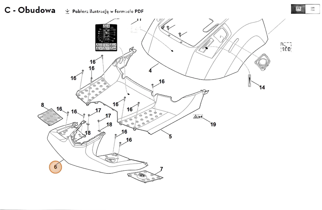 Stihl - 6140-706-0733 - Schutz