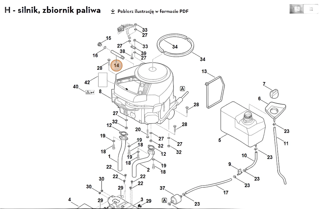 Stihl - 6170-021-8200 - Rohr