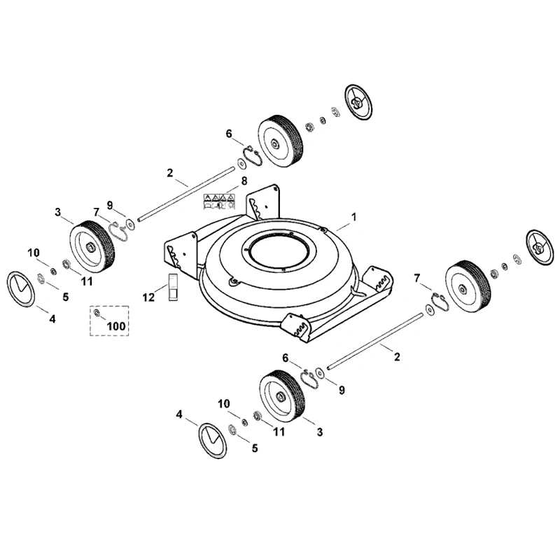 Stihl - 6340-704-0301 - Kappe