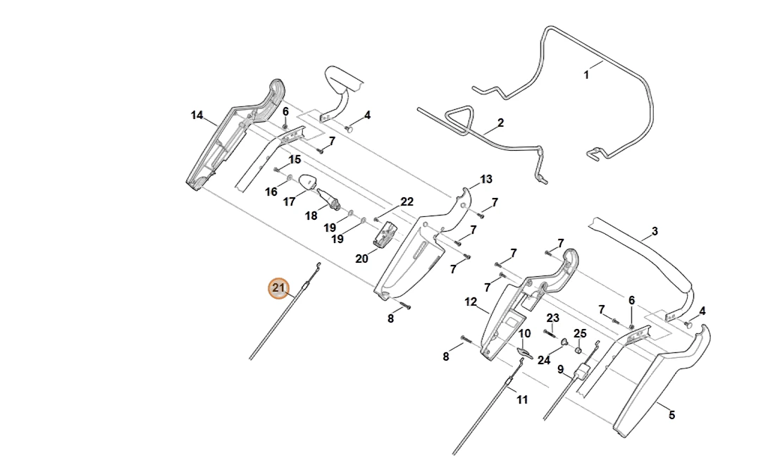 Stihl - 6375-700-7500 - Gestänge