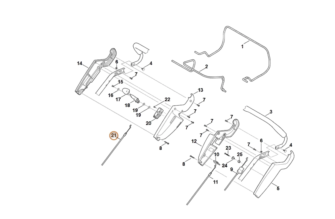 Stihl - 6375-700-7501 - Gestänge