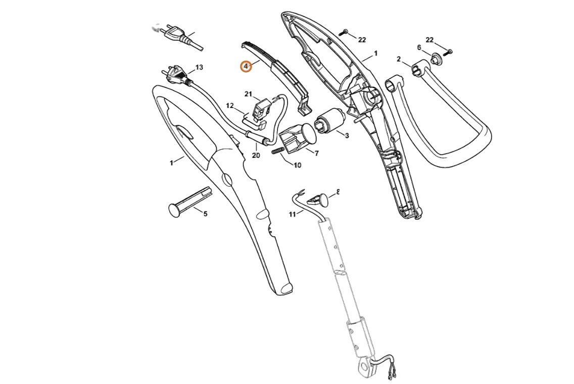 Stihl - 6421-792-8800 - Schalthebel