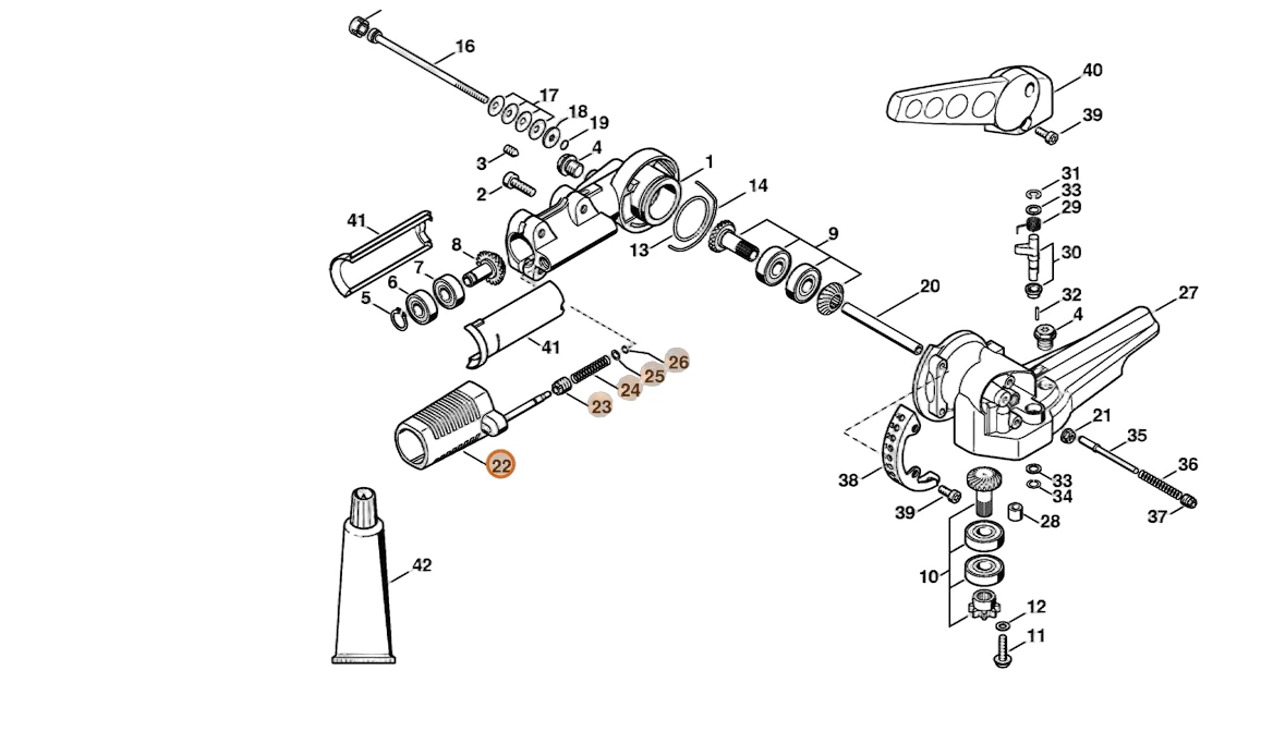 Stihl - 6911-640-4500 - Verriegelungsvorrichtung
