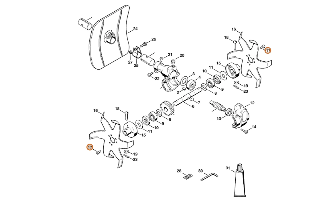Stihl - 9022-341-1260 - Zylinderkopfschraube IS-M6x12