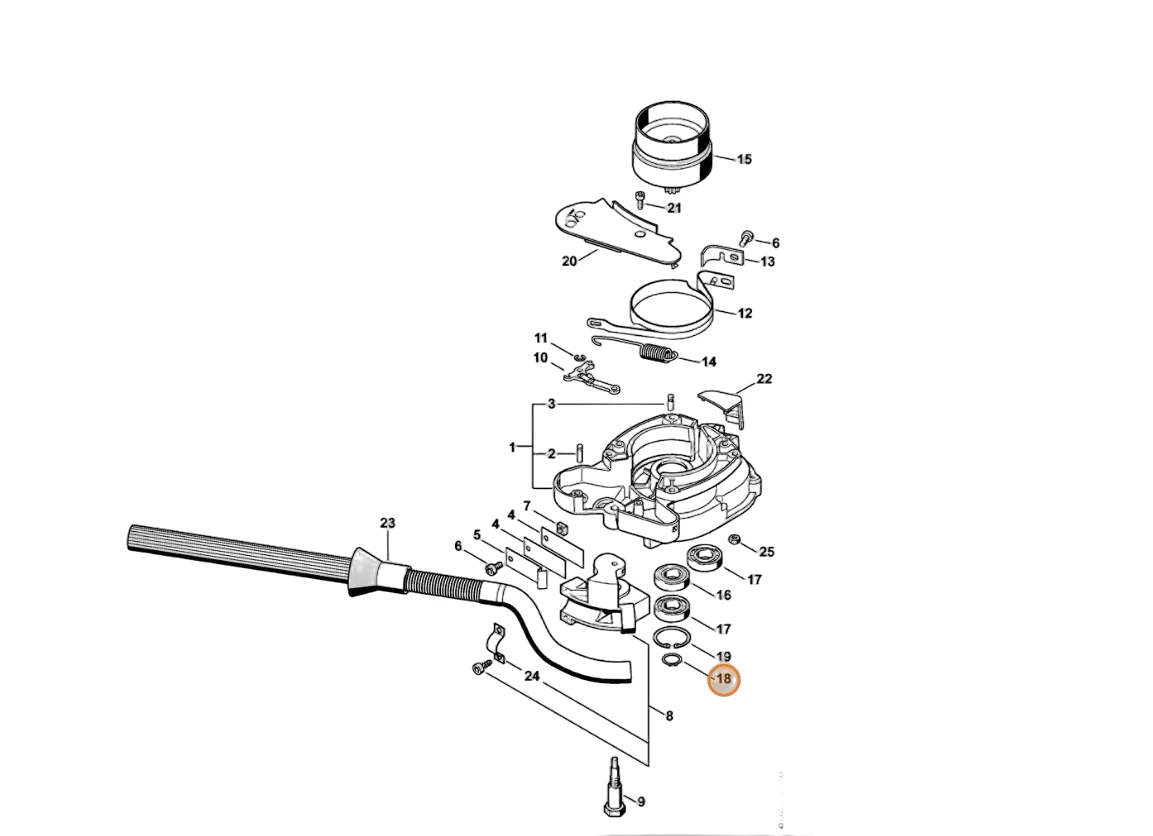 Stihl - 9455-621-1300 - Sicherungsring 13x1