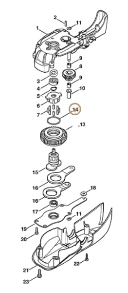 Stihl - 9645-945-7841 - Runder Dichtring 30x2