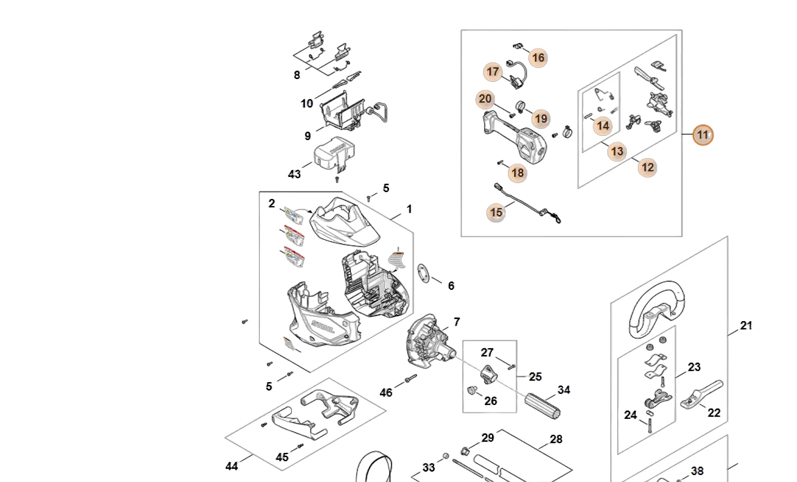 Stihl - FA08-790-1350 - Bedienungsgriff