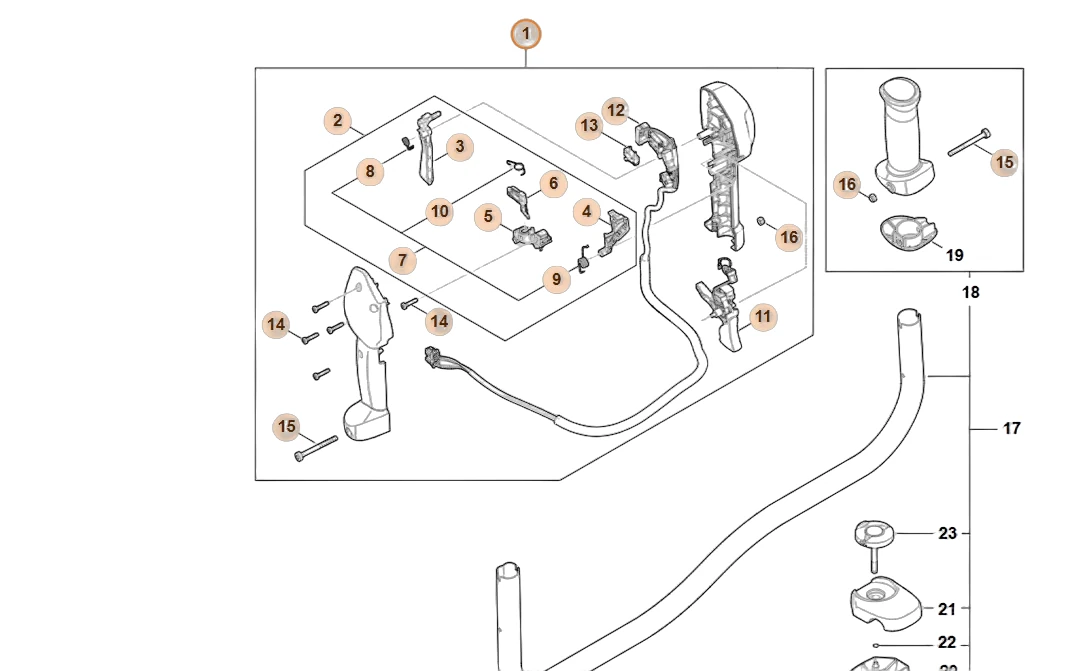 Stihl - FA09-790-1300 - Bedienungsgriff