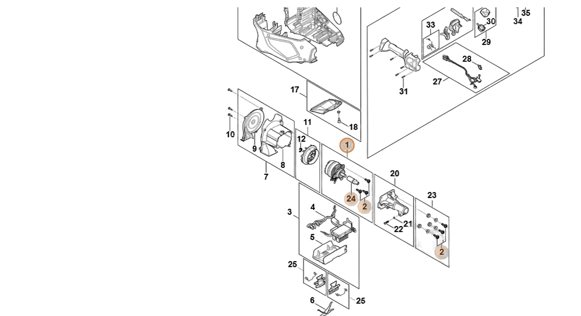 Stihl - HA04-600-0202 - Elektromotor