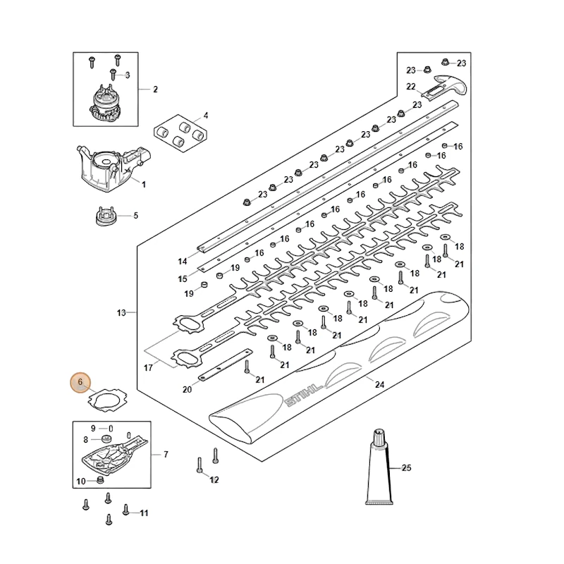 Stihl - HA06-642-4800 - Blechelement
