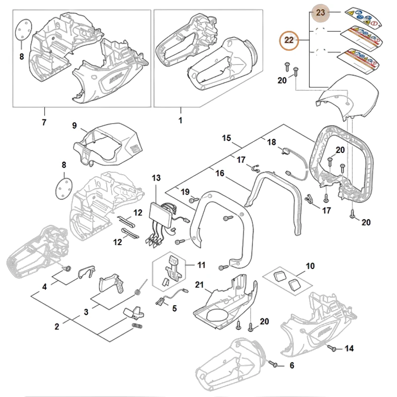 Stihl - HA06-790-9100 - Handschutz