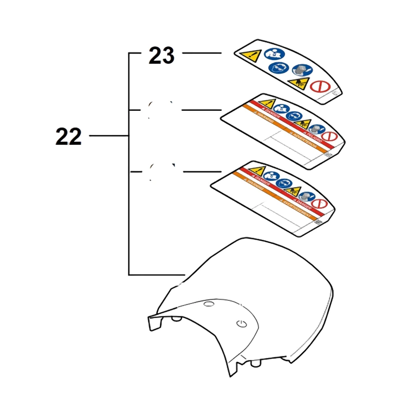 Stihl - HA06-790-9100 - Handschutz