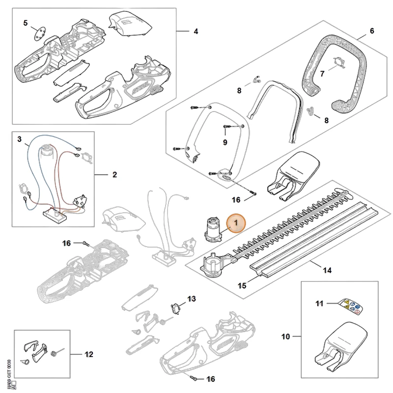 Stihl - HA08-600-0210 - Elektromotor