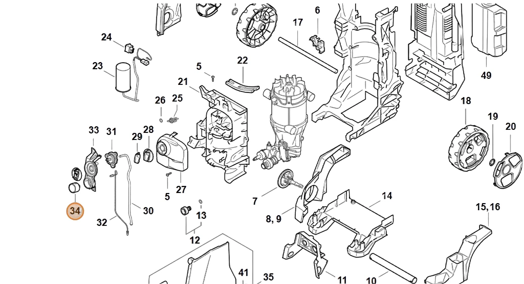 Stihl - RE01-510-4000 - Manometer