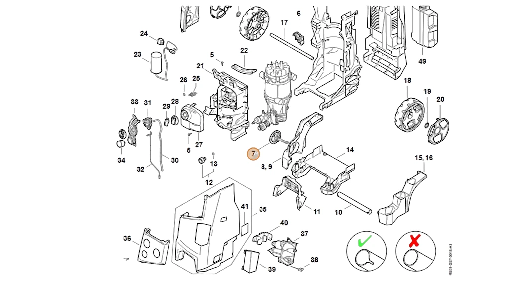 Stihl - RE01-510-4101 - Druckeinstellung