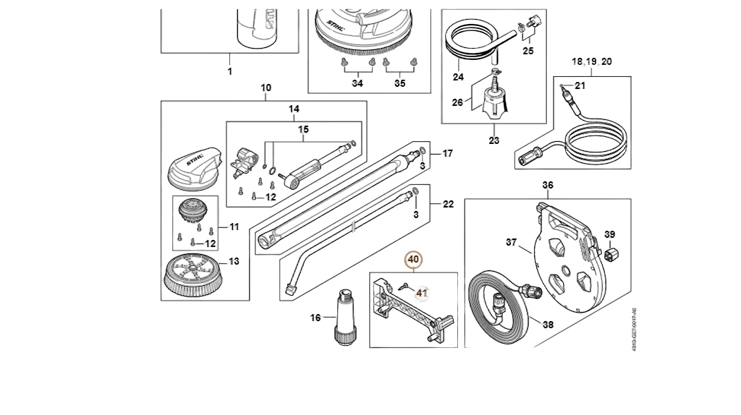 Stihl - RE01-790-5400 - Montage