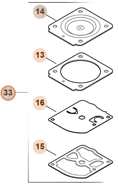 Stihl - Z000-003-K035 - Dichtungs- und Membransatz