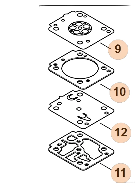 Stihl - Z010-003-K011 - Dichtungs- und Membransatz
