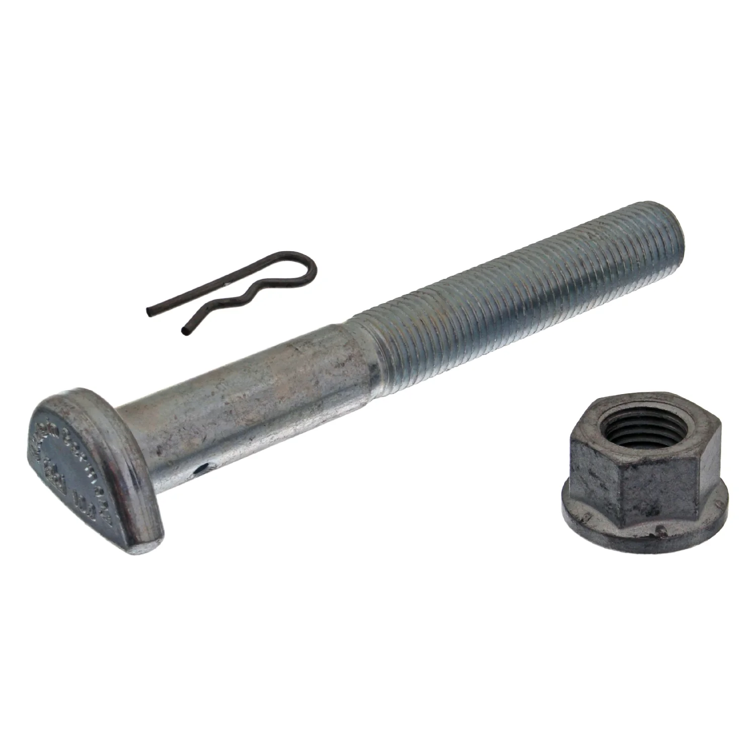 Febi Bilstein - 01839 - Flachrundschraube, mit Radmutter und Vorsteckfeder