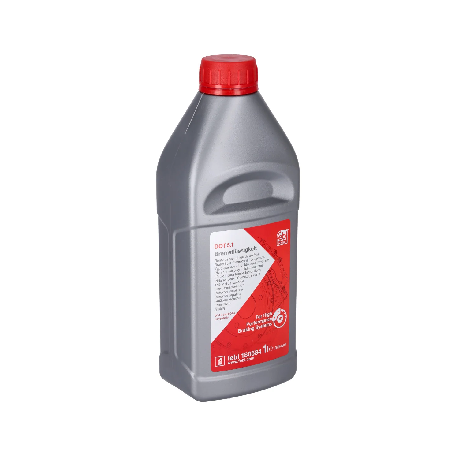 Febi Bilstein - 180584 - Bremsflüssigkeit, DOT 5.1