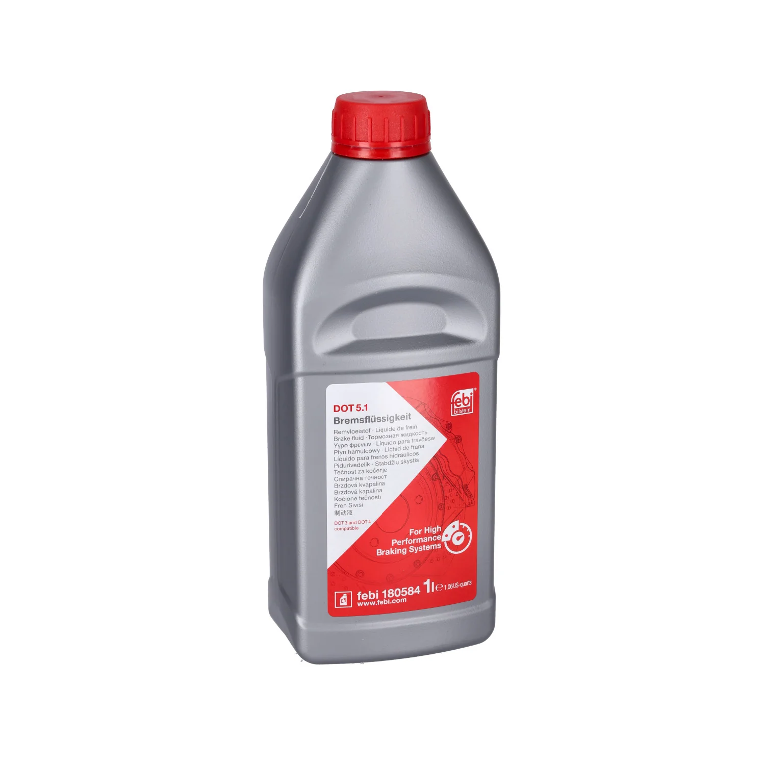 Febi Bilstein - 180584 - Bremsflüssigkeit, DOT 5.1