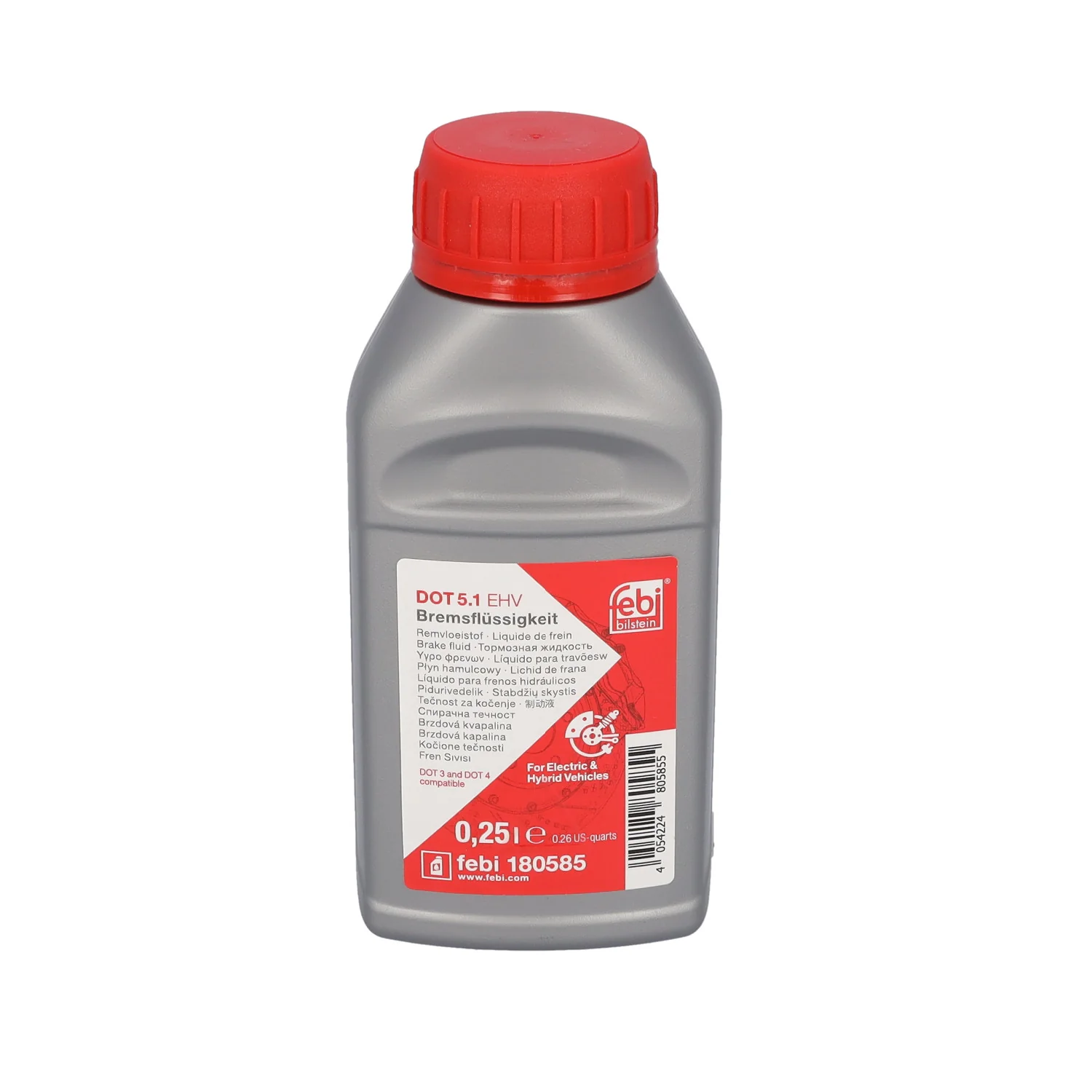 Febi Bilstein - 180585 - Bremsflüssigkeit, DOT 5.1 EHV