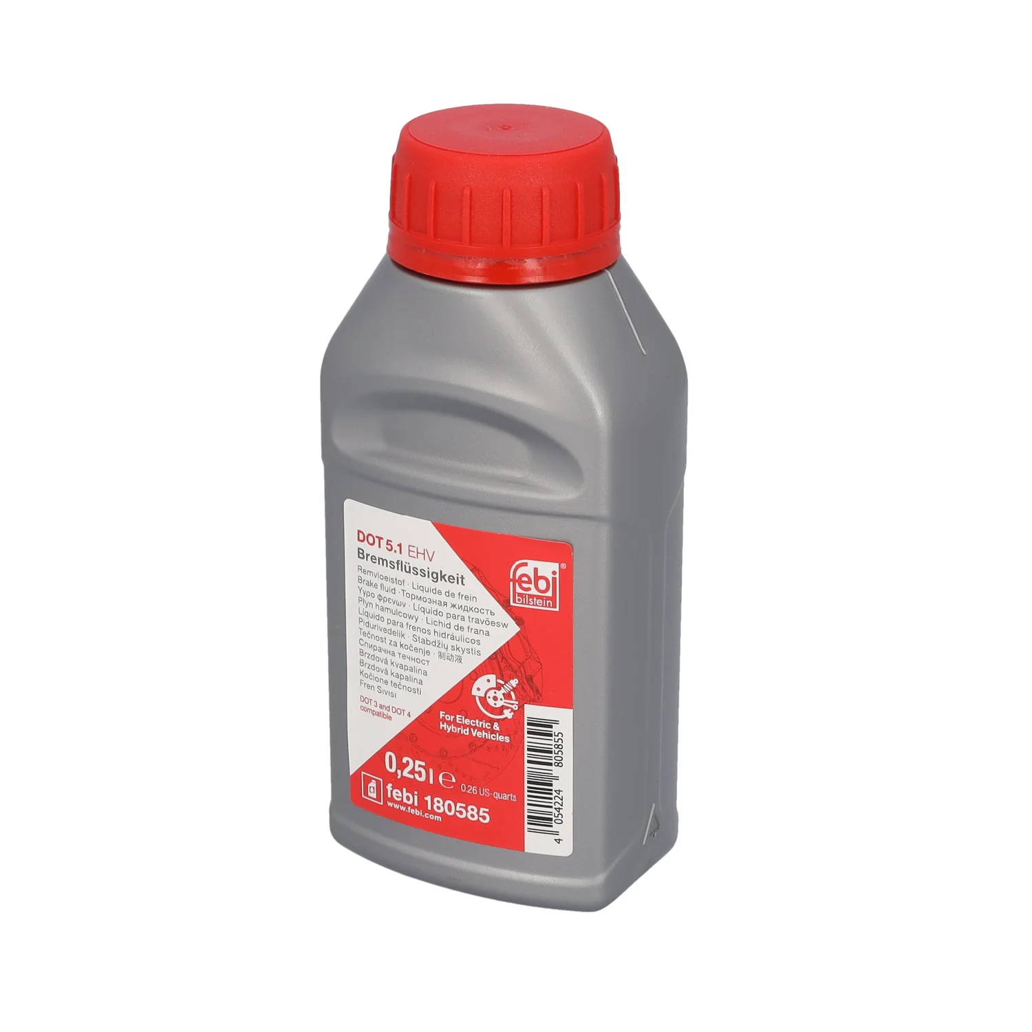 Febi Bilstein - 180585 - Bremsflüssigkeit, DOT 5.1 EHV