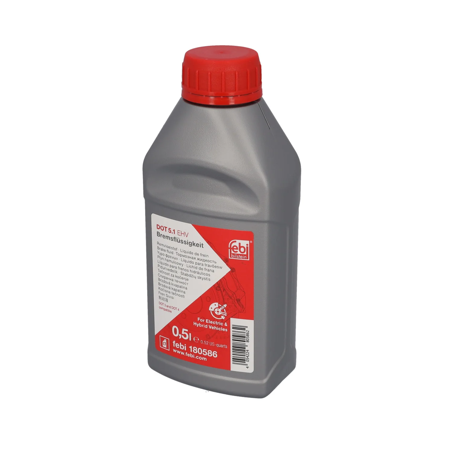 Febi Bilstein - 180586 - Bremsflüssigkeit, DOT 5.1 EHV