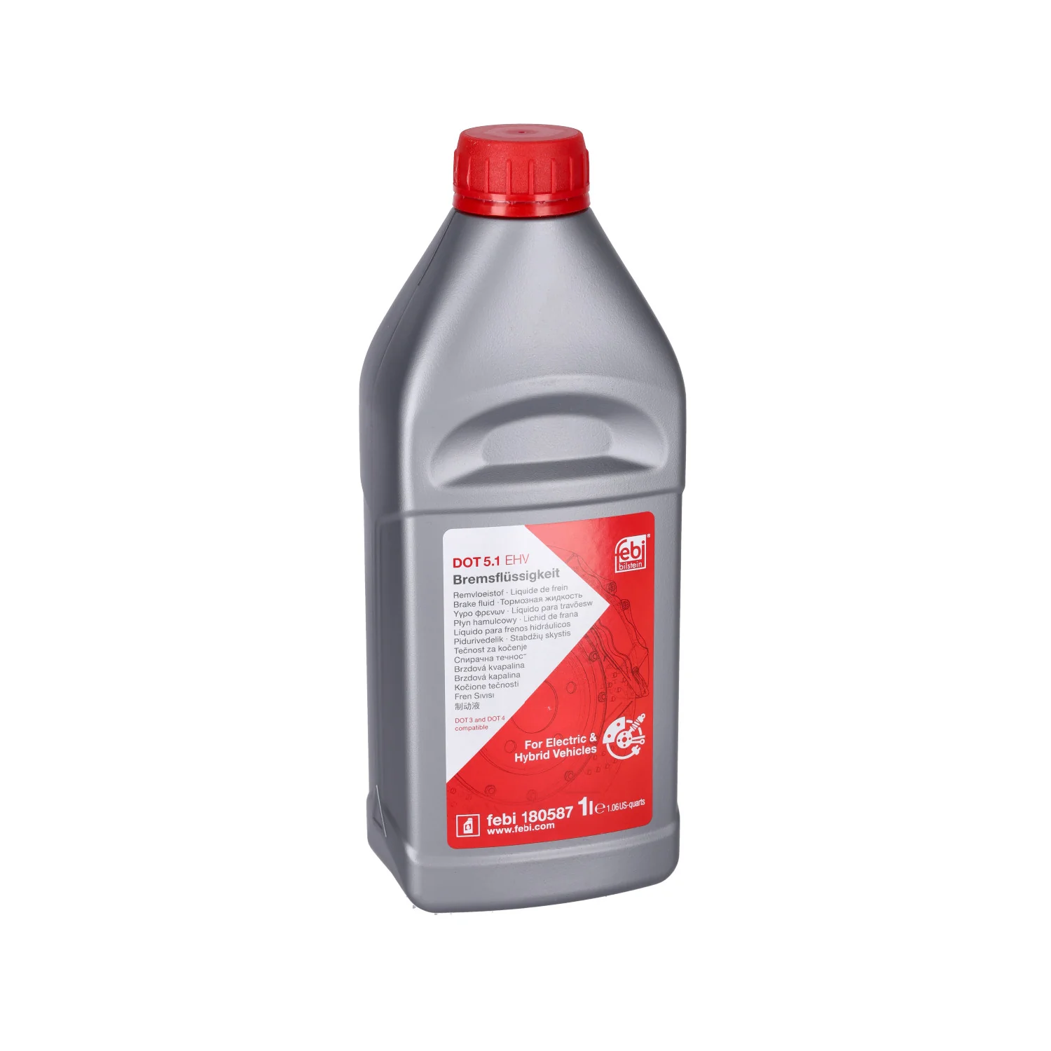 Febi Bilstein - 180587 - Bremsflüssigkeit, DOT 5.1 EHV