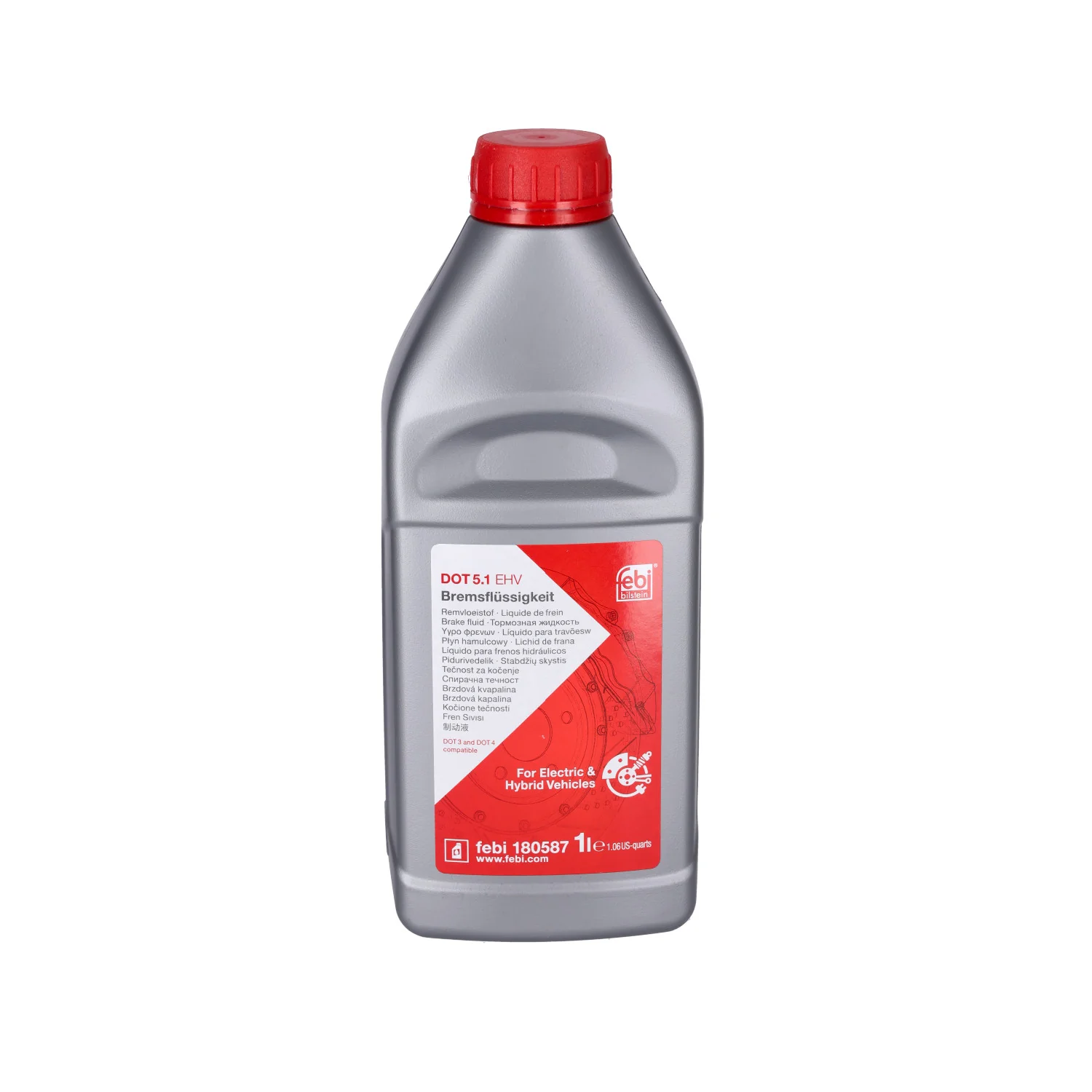 Febi Bilstein - 180587 - Bremsflüssigkeit, DOT 5.1 EHV