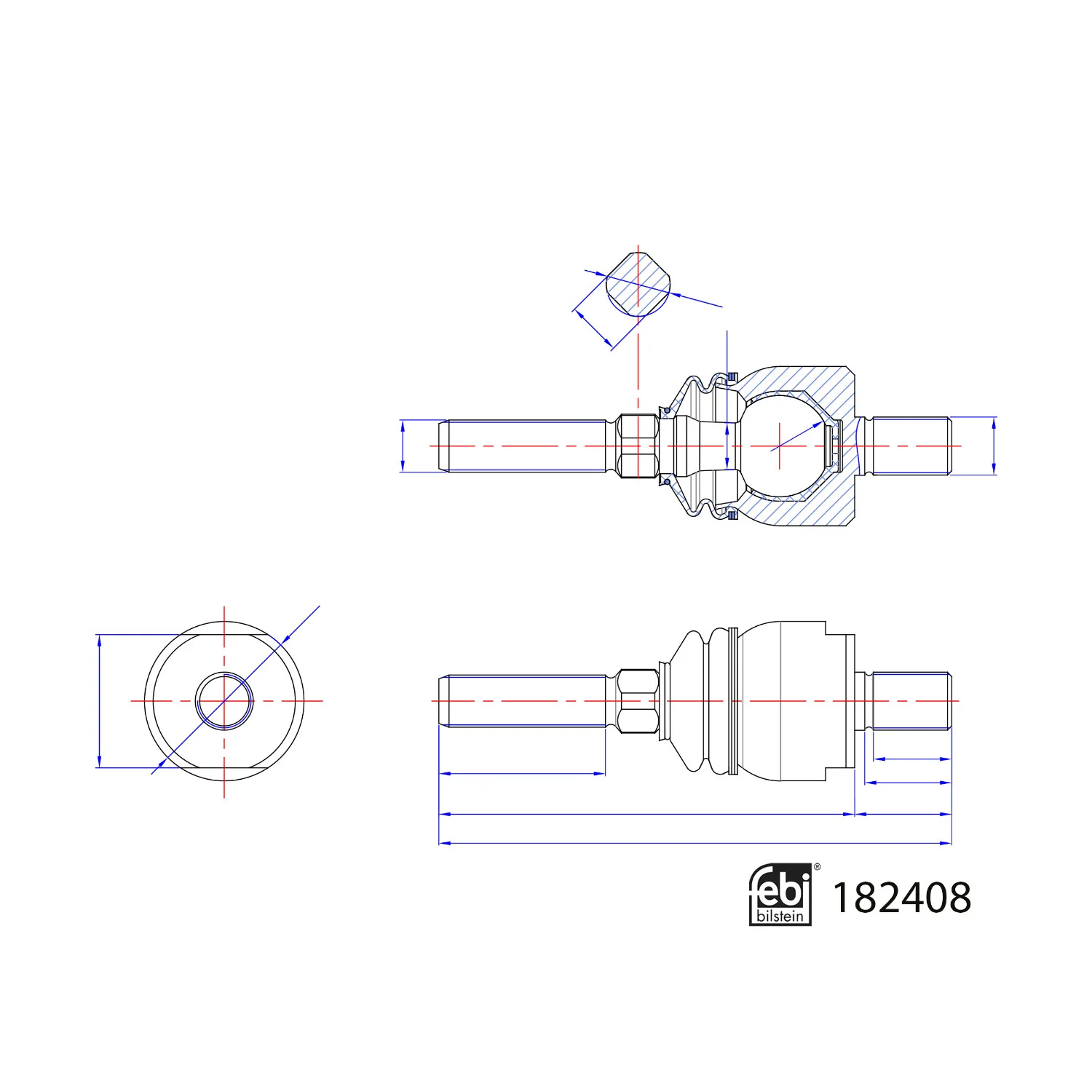 Febi Bilstein - 182408 - Axialgelenk
