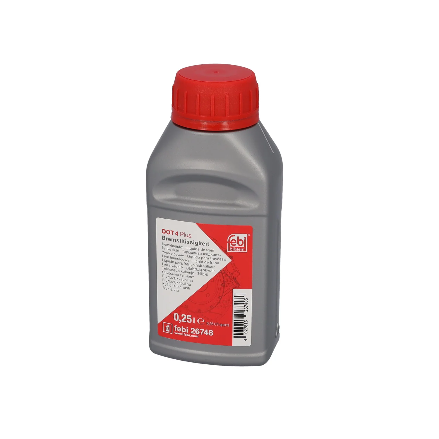 Febi Bilstein - 26748 - Bremsflüssigkeit, DOT4 Plus