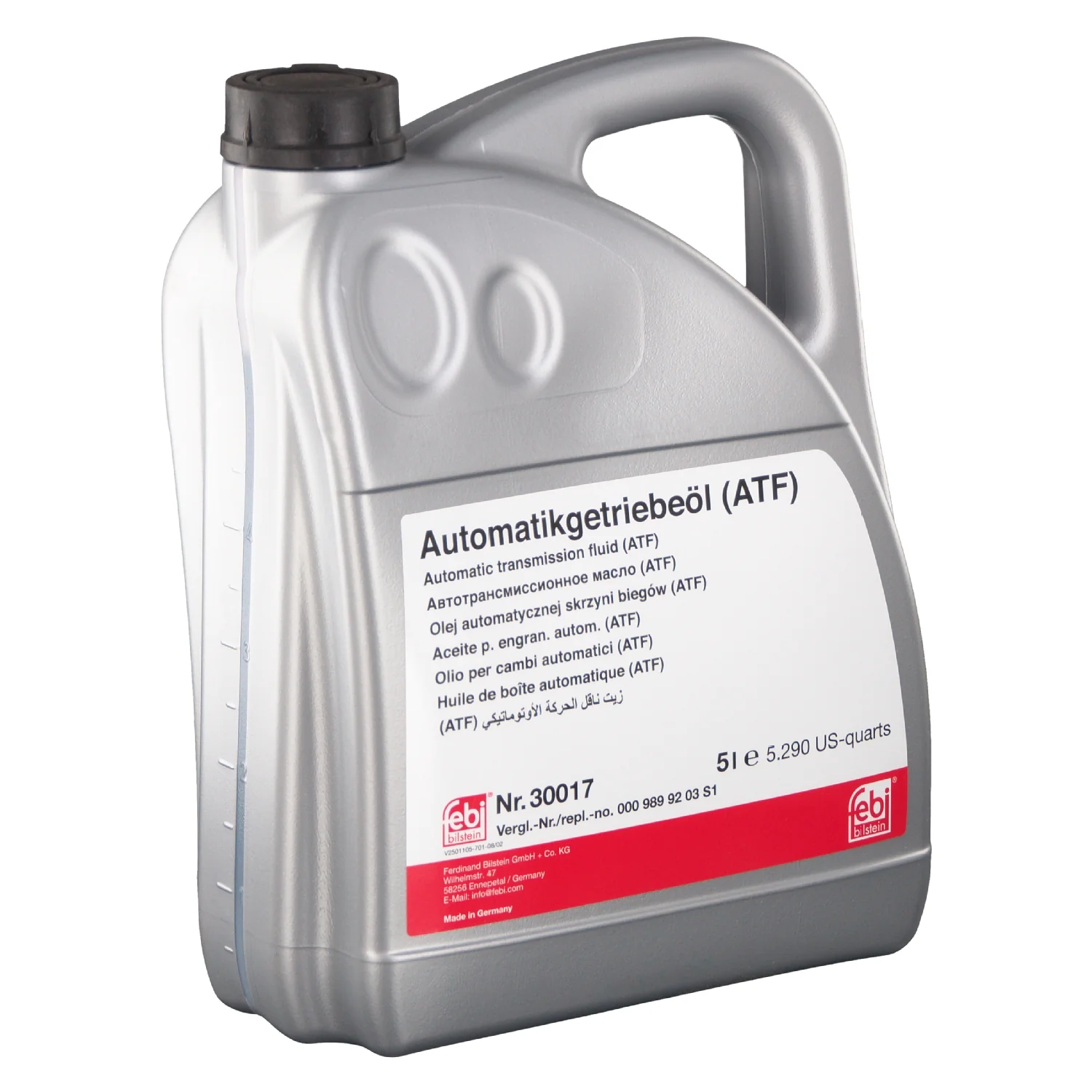 Febi Bilstein - 30017 - Automatikgetriebeöl (ATF), in automatischen Getrieben, Wandlern und Hydrolenkungen