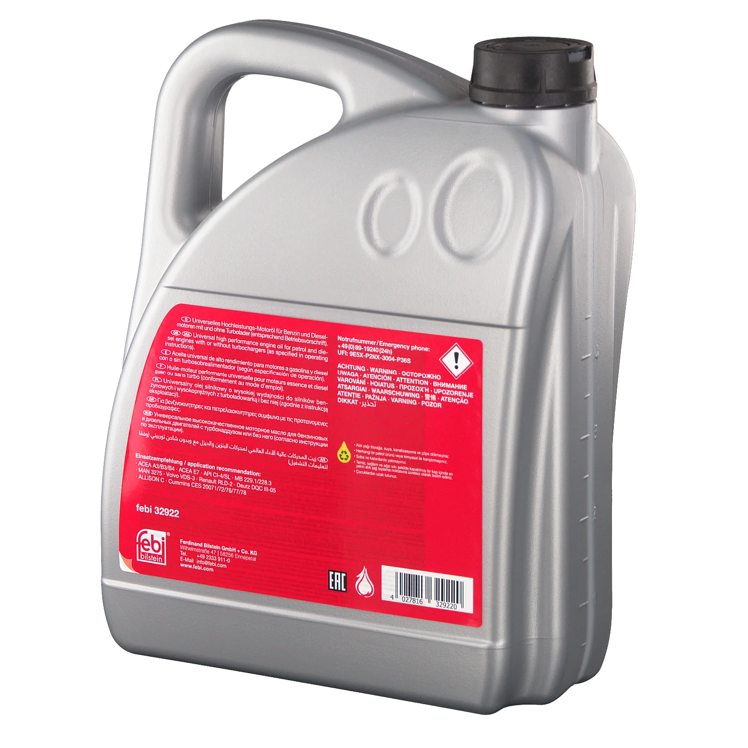 Febi Bilstein - 32922 - Motoröl, SAE 20W-50