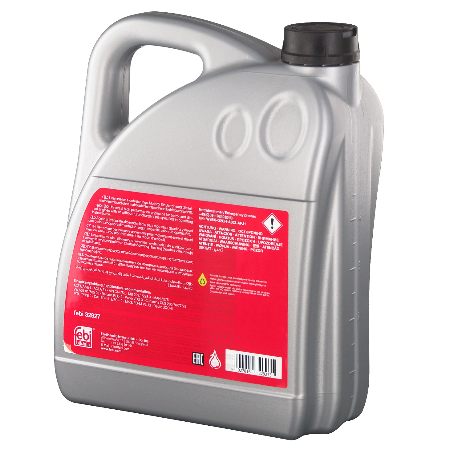 Febi Bilstein - 32927 - Motoröl, SAE 15W-40