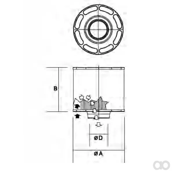 Donaldson - C085003 - Luftfilter (DuraLite ECC)