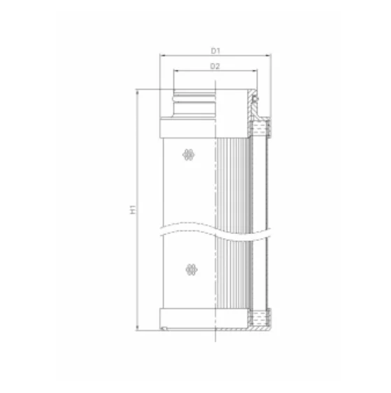 Donaldson - C612G06V - Hydraulikfilterelement (coreless)