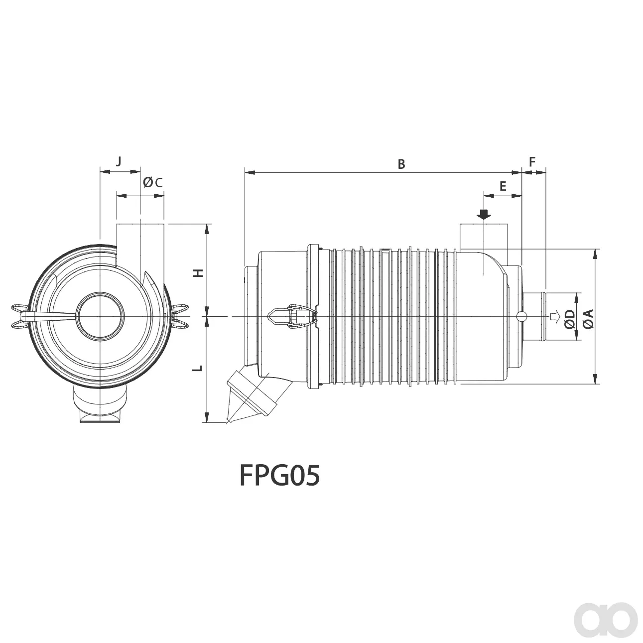 Donaldson - G057512 - Luftfilter (RadialSeal FPG)
