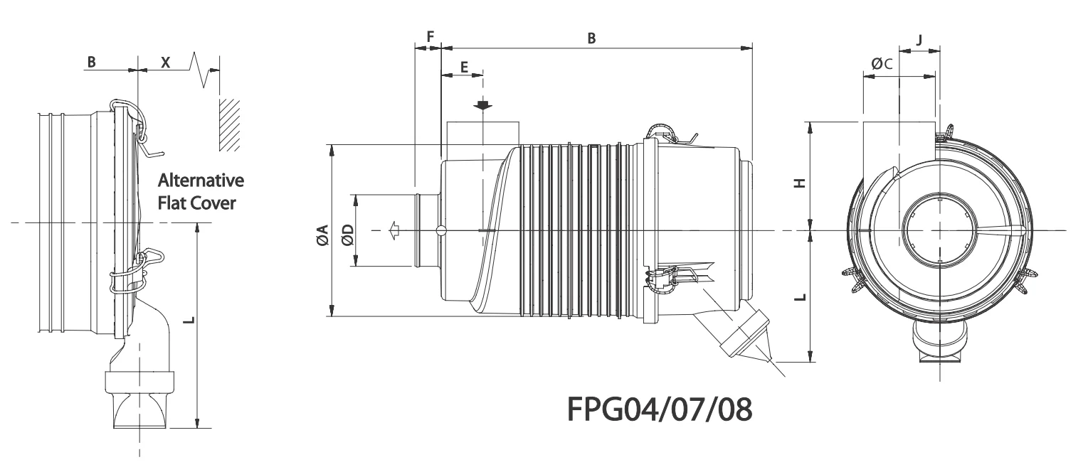 Donaldson - G070009 - Luftfilter (RadialSeal FPG)