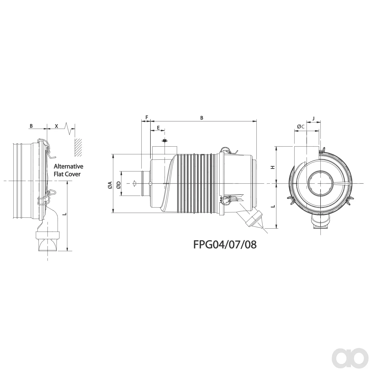 Donaldson - G082508 - Luftfilter (RadialSeal FPG)