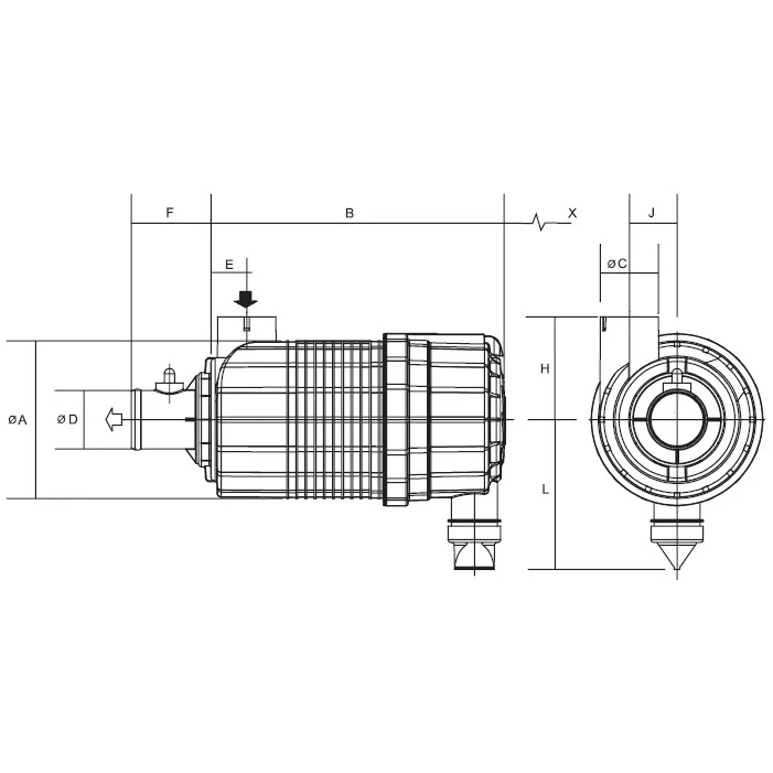 Donaldson - G090226 - Luftfilter (RadialSeal FPG Alexin)