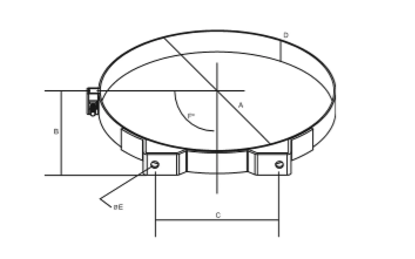 Donaldson - P002348 - Halter für Luftfilter