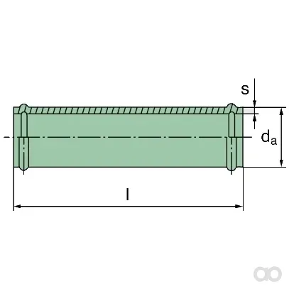Elsaesser - 39 000 25 37091 - Rohr D=203,2mm / L=600
