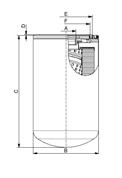 Fil Filter - FO-0397 - Hydraulikfilter SpinOn