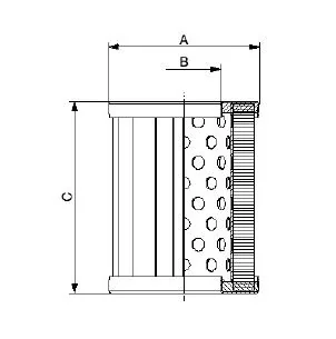 Fil Filter - FO-0440 - Hydraulikfilterelement