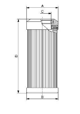 Fil Filter - FO-0446 - Hydraulikfilterelement