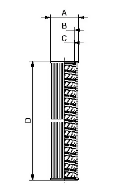 Fil Filter - FO-0449 - Hydraulikfilterelement