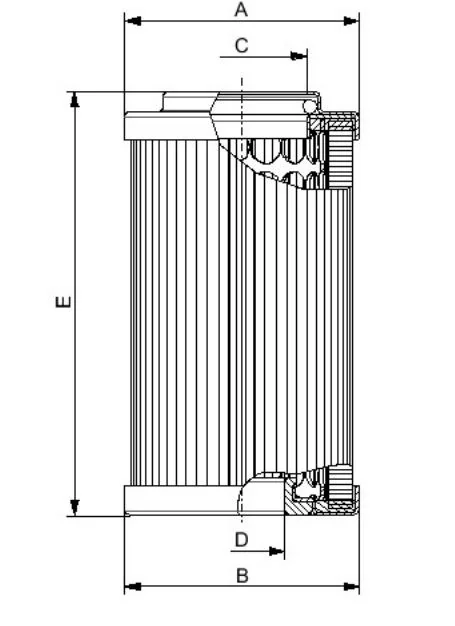 Fil Filter - FO-0450 - Hydraulikfilterelement