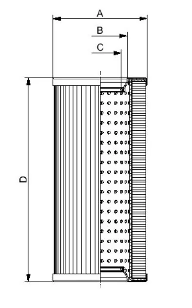 Fil Filter - FO-0452 - Hydraulikfilterelement